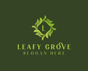 Nature Garden Leaves logo