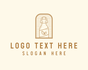 Organic Kombucha Bottle logo