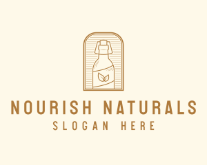 Organic Kombucha Bottle logo