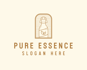 Organic Kombucha Bottle logo design