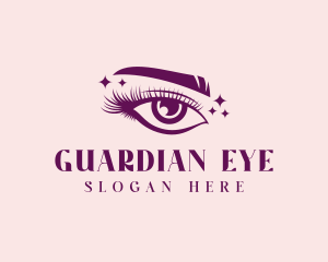 Eyelash Fashion Beautician logo design