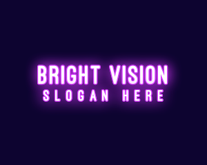 Bright Neon Bar logo design