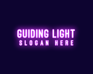 Bright Neon Bar logo design