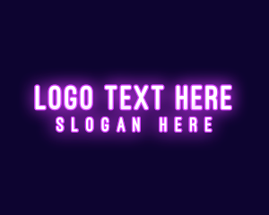 Font - Bright Neon Bar logo design