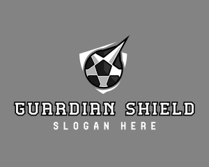 Soccer Star Shield logo design