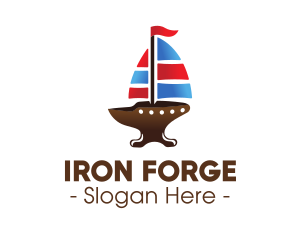 Iron Galleon Ship logo