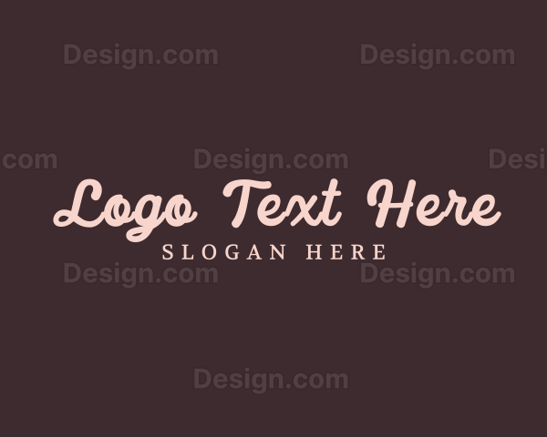 Generic Boutique Wordmark Logo