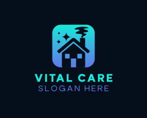 Cozy Home Cleaning Logo