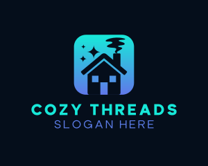 Cozy Home Cleaning logo design