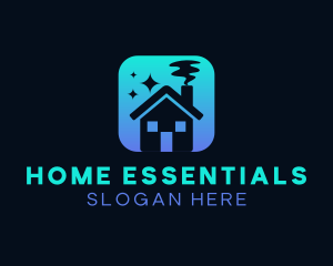 Cozy Home Cleaning logo design