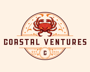 Dungeness Crab Seafood logo design