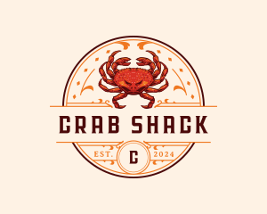 Dungeness Crab Seafood logo design