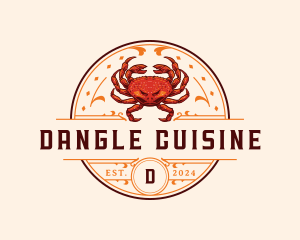 Dungeness Crab Seafood logo design