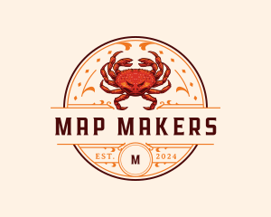 Dungeness Crab Seafood logo design