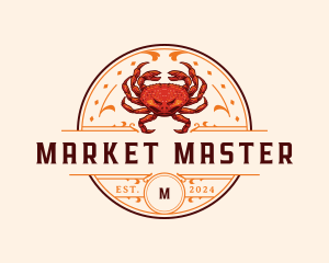 Dungeness Crab Seafood logo design