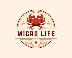 Dungeness Crab Seafood logo design