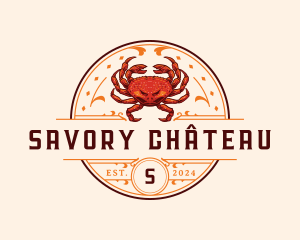 Dungeness Crab Seafood logo design