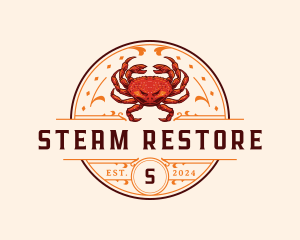 Dungeness Crab Seafood logo design