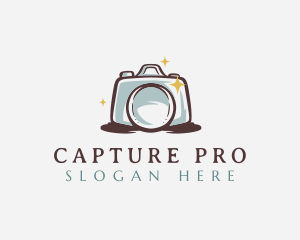 Camera Lens Photography logo design