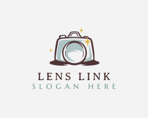 Camera Lens Photography logo design