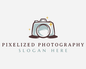 Camera Lens Photography logo design