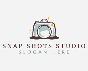 Camera Lens Photography logo design