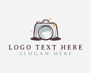 Snapshot - Camera Lens Photography logo design