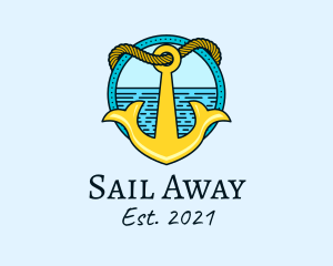 Ocean Anchor Sailing  logo design