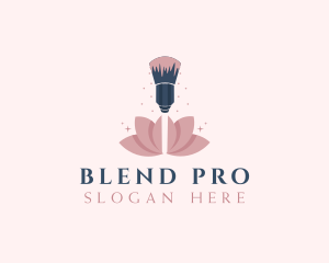 Makeup Brush Cosmetics logo design