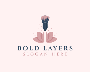 Makeup Brush Cosmetics logo design