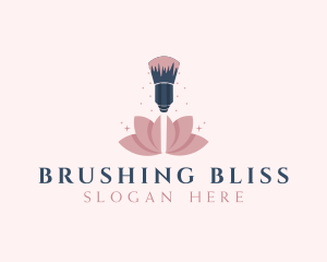 Makeup Brush Cosmetics logo design