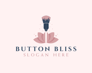 Makeup Brush Cosmetics logo design