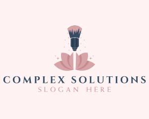 Makeup Brush Cosmetics logo design