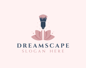 Makeup Brush Cosmetics logo design