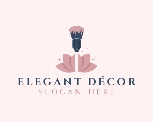 Makeup Brush Cosmetics logo design