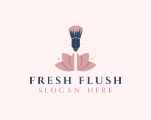 Makeup Brush Cosmetics logo design