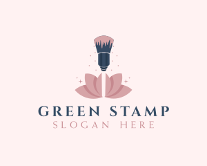 Makeup Brush Cosmetics logo design