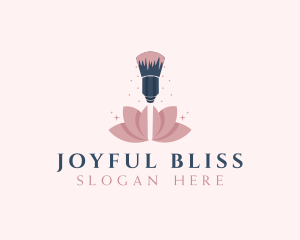 Makeup Brush Cosmetics logo design