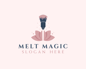 Makeup Brush Cosmetics logo design