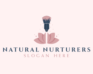 Makeup Brush Cosmetics logo design