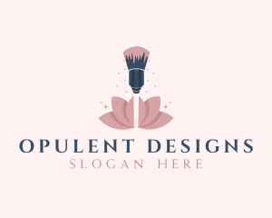 Makeup Brush Cosmetics logo design