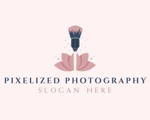 Makeup Brush Cosmetics logo design