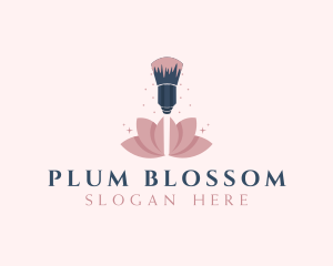 Makeup Brush Cosmetics logo design