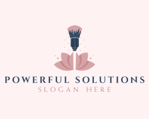 Makeup Brush Cosmetics logo design