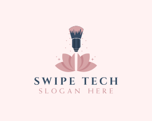 Makeup Brush Cosmetics logo design