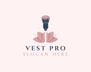 Makeup Brush Cosmetics logo design