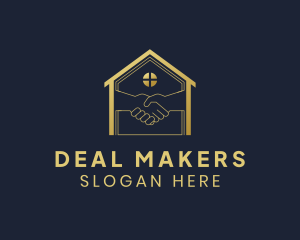 House Handshake Realty logo design