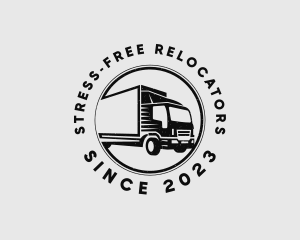 Circle Logistics Truck logo design