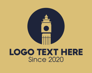 London Big Ben Landmark logo