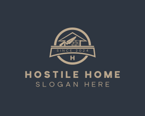 Home Brick Construction Builder  logo design